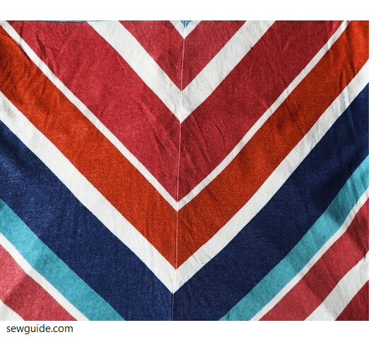 Stripes are joined to look different