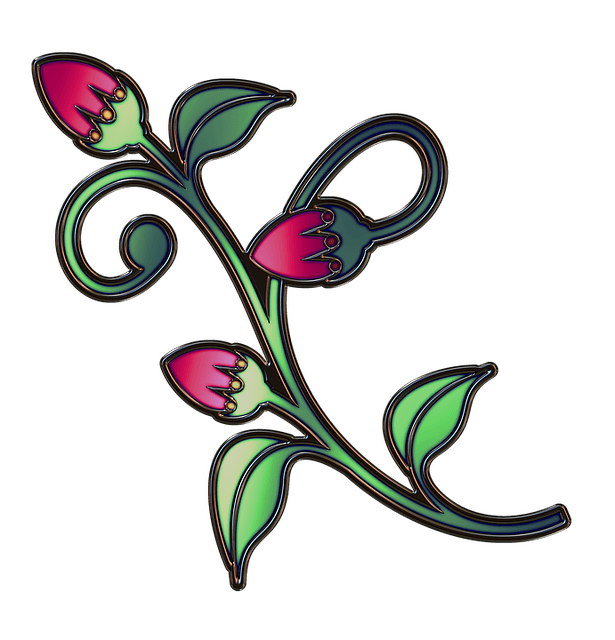 design for Stained glass designs for embroidery