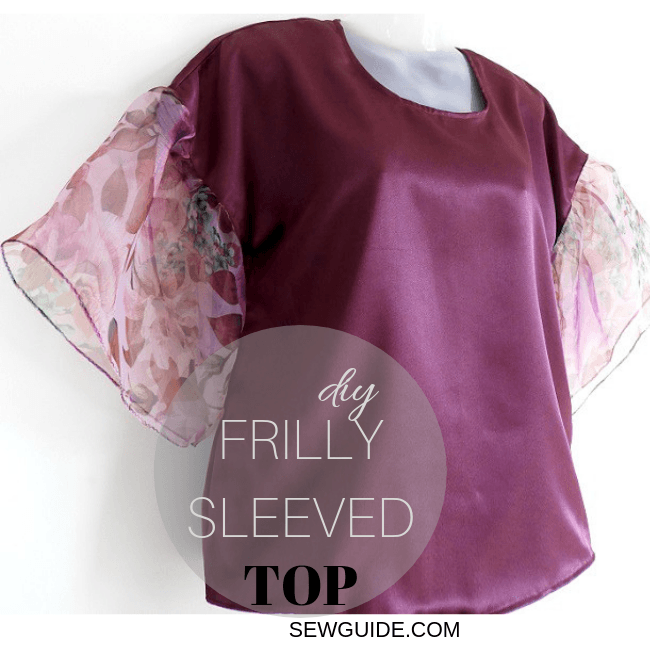 drop sleeved top diy