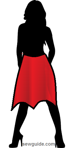 handkerchief hemline