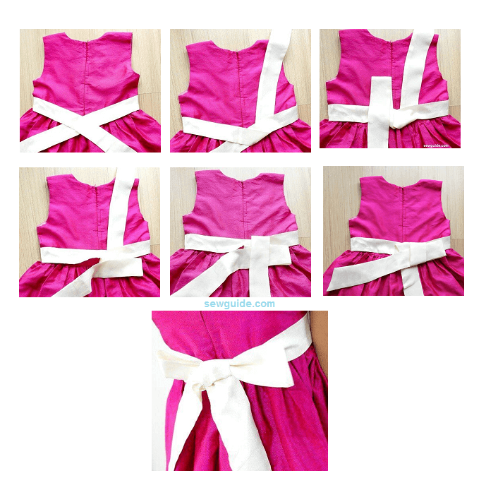 how to tie a sash bow