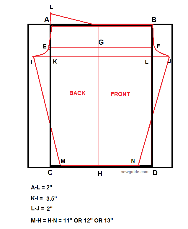 pattern for the pants