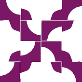 Drunkard's Path - Quilt Block