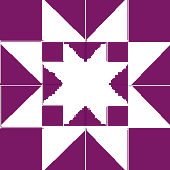 Evening Star Morning Star - Quilt Block