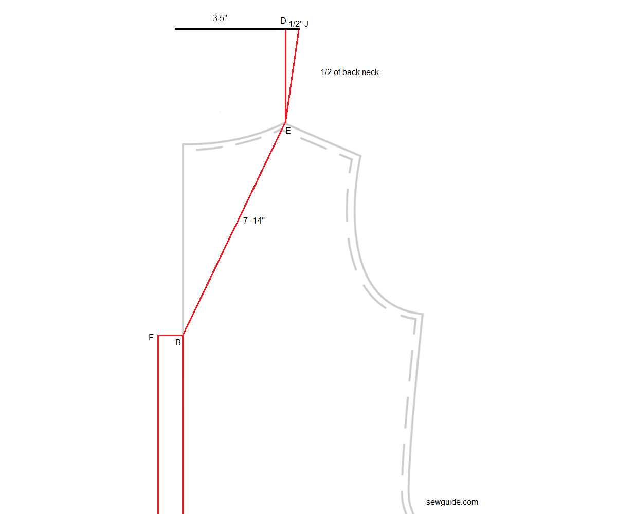 shawl collar pattern